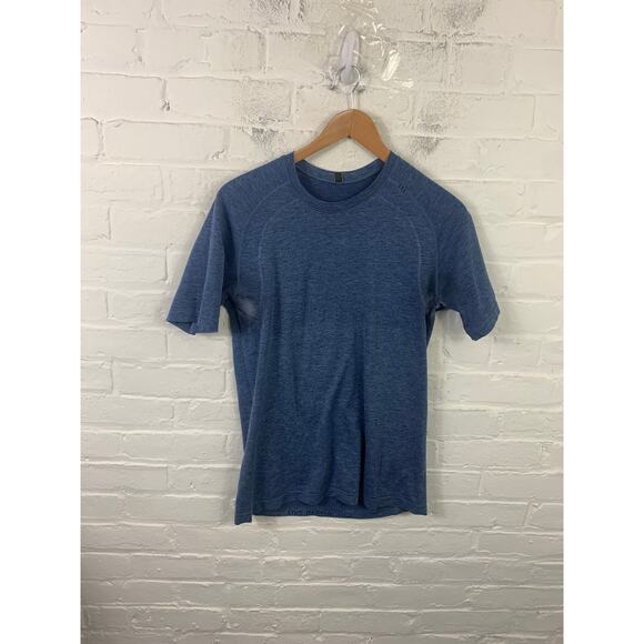 Lululemon Women's Crewneck T-Shirt Short Sleeves Regular Fit Blue Size S - Picture 1 of 4